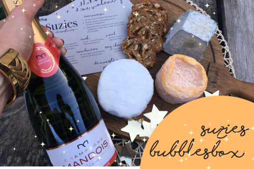 Suzies Bubbles Box kaasbox oud en nieuw oudjaarsavond